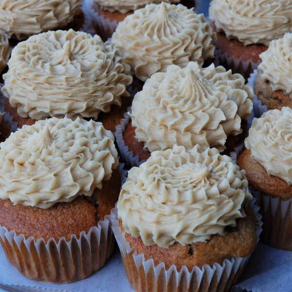 Apple Spice Cupcakes With Salted Caramel Frosting