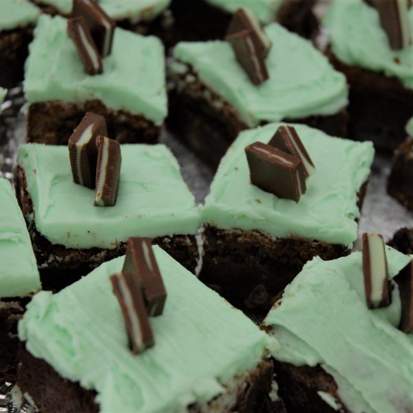 Creme De Menthe Brownies