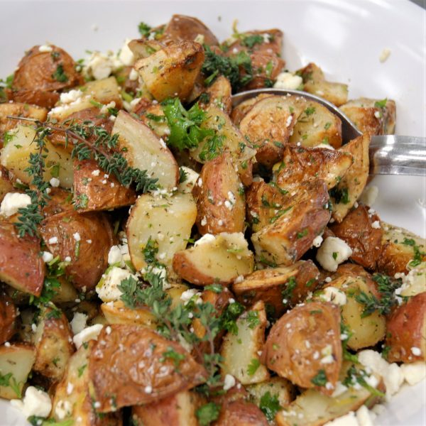 Greek Roasted Potato Salad