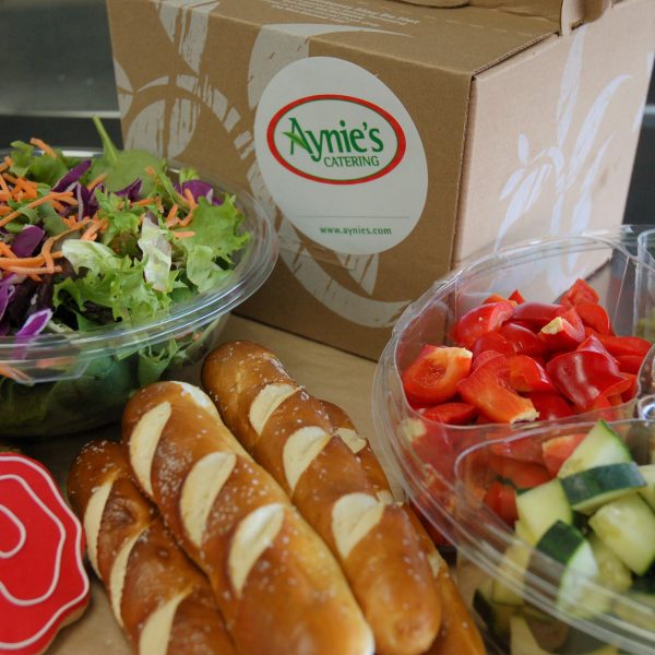 Salad Bar, Soup & Fresh Baked Pretzel Bread