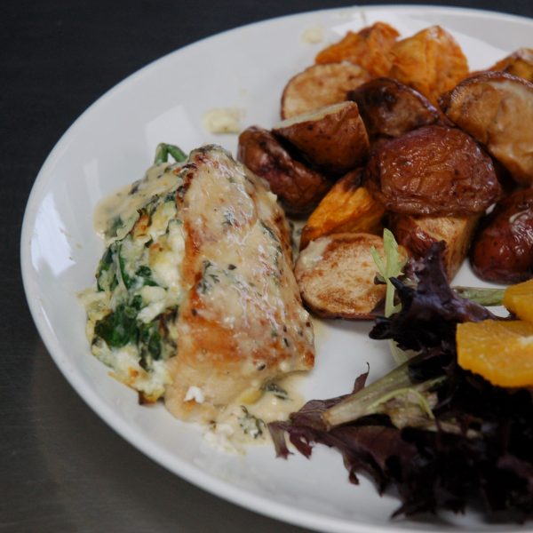 Spinach Artichoke Stuffed Chicken