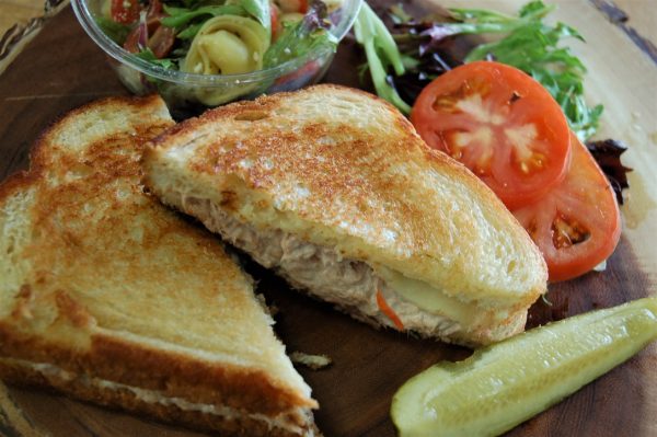 Tuna Melt with Cheddar Cheese