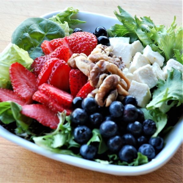 Red, White and Blueberry Salad