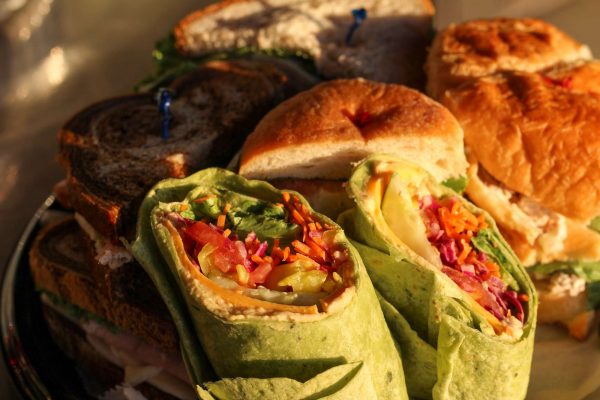 Assorted Sandwich and Wrap Platter With 2 Sides - Image 2