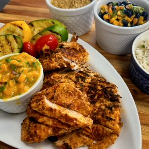 Grilled Jerk Chicken Bowls - Jerk Chicken