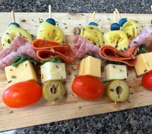 Antipasto Tortellini Skewers